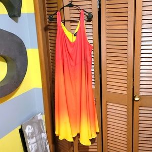 🔥 Summer Dress! Catherines Black Label Flame-Like 4X (30/32)